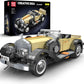 Mould King 10115 Classic Cars Building Kits  MOC Vintage Car Model Building Blocks Set  Gift for Age 14+/mature-themed Collections Enthusiasts(897+ Pieces  Static Version)