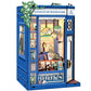 CUTEBEE DIY Book Nook Kit  Miniature House Kits for mature-themed and Teens  DIY Miniature Book Nook kit with Sensor Led Light  Gifts for Lovers and Family (Literature Bookstore)