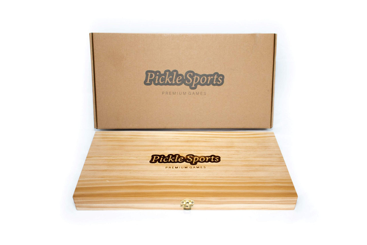 Pickle Sports Folding Portable Travel Marble Wood Board Game - Multicolor
