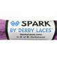 Derby Laces Lilac Purple Spark Shoelace for Shoes, Skates, Boots, Roller Derby, Hockey and Ice Skates (120 Inch / 305 cm)