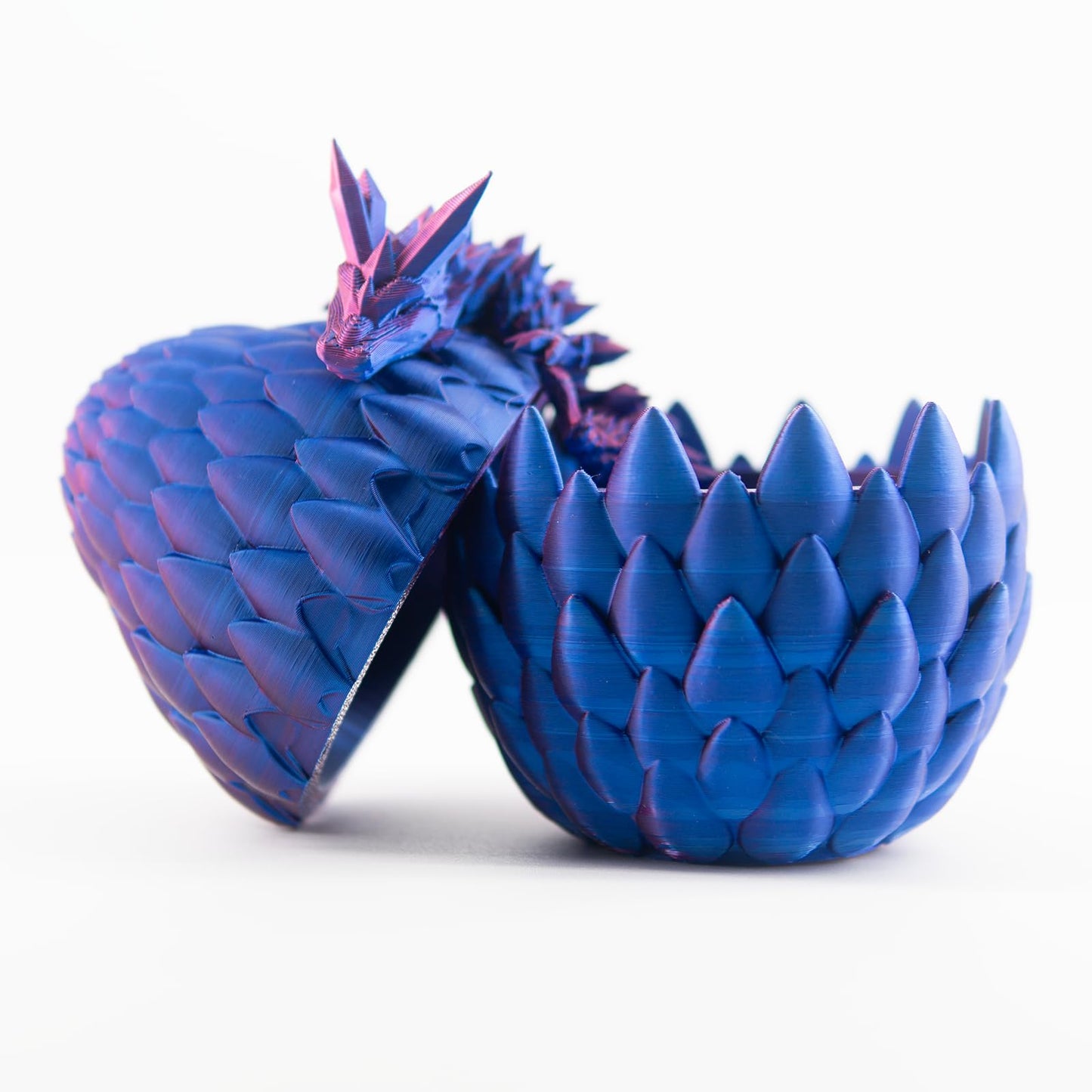 KyooteLfv Dragon Egg, Easter Egg with Pet Dragon, 3D Printed Dragon, Crystal Dragon Fidget Toy, Articulated Dragon Eggs Fidget T
