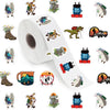 500 Pieces(10 Patterns)Adventure Stickers Cartoon Aesthetics Fashion Graffiti Adhesive For Kids Girls Boys Teens Adults Water Bo