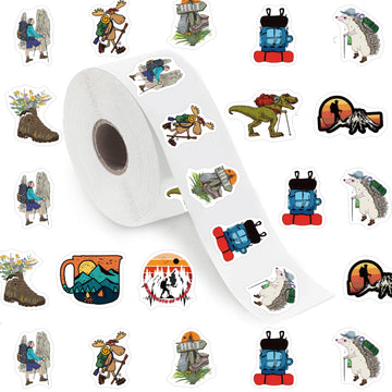 500 Pieces(10 Patterns)Adventure Stickers Cartoon Aesthetics Fashion Graffiti Adhesive For Kids Girls Boys Teens Adults Water Bo