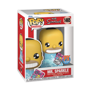 Funko POP Diamond Glitter Mr. Sparkle Figure - One Size, Yellow, Model 76818, Plastic Collectible