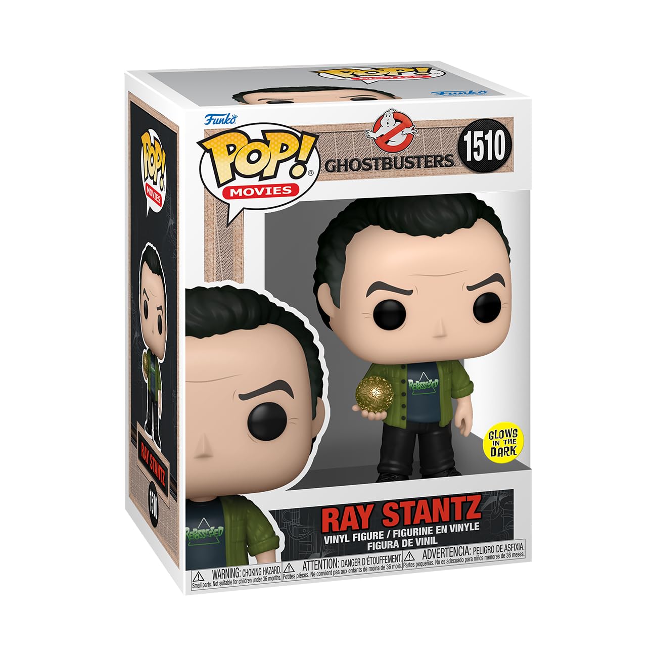 Funko Pop! Movies: Ghostbusters: Frozen Empire - Ray Stantz - Glow In The Dark - Collectable Vinyl Figure - Gift Idea - Official