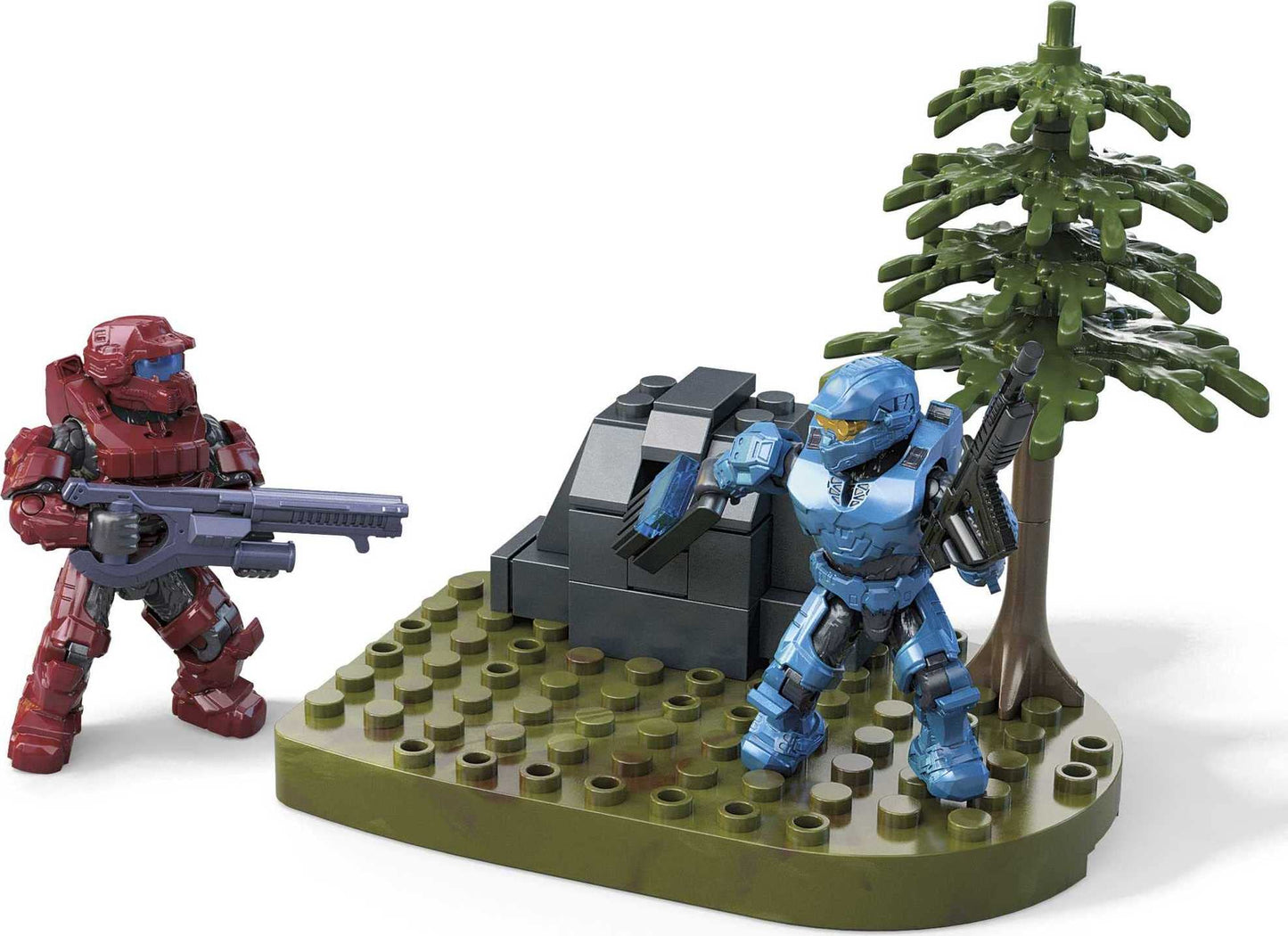 Mega Halo Stockpile Construction Set With Spartan Helmet, Building Toys For Boys, Ages 8+