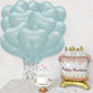 30 Pcs 18 Inch Baby Blue Heart Balloons Foil Blue Heart Shaped 18 Inch Balloons Helium Mylar Balloons Foil Balloon Baby Shower D