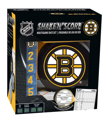 Masterpieces Game Day - Nhl Boston Bruins - Shake N' Score Dice Game
