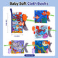 Jollybaby Baby Cloth Books, Touch & Feel Crinkle Soft Books, for Infants Babies, Toddler Early Educational Interactive Stroller