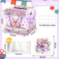 Shlinco Purple Butterfly Birthday Party Gifts, Birthday Gifts Money Pull Box For Butterfly Lover, Purple Theme Decorations, Them