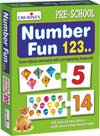 CreativeS Number Fun 123 Preschool Learning Game For Kids 3+ Years | 20 Self-Correcting Number Matching Puzzles | Counting & Num