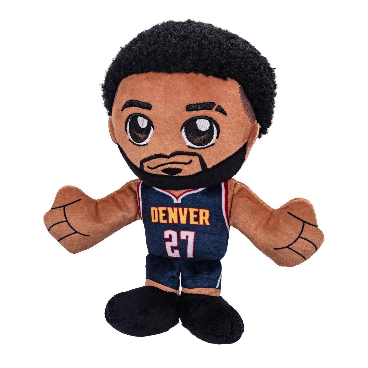 Bleacher Creatures Denver Nuggets Jamal Murray 8' Nba Kuricha Sitting Plush - Soft Chibi Inspired Nba Superstar