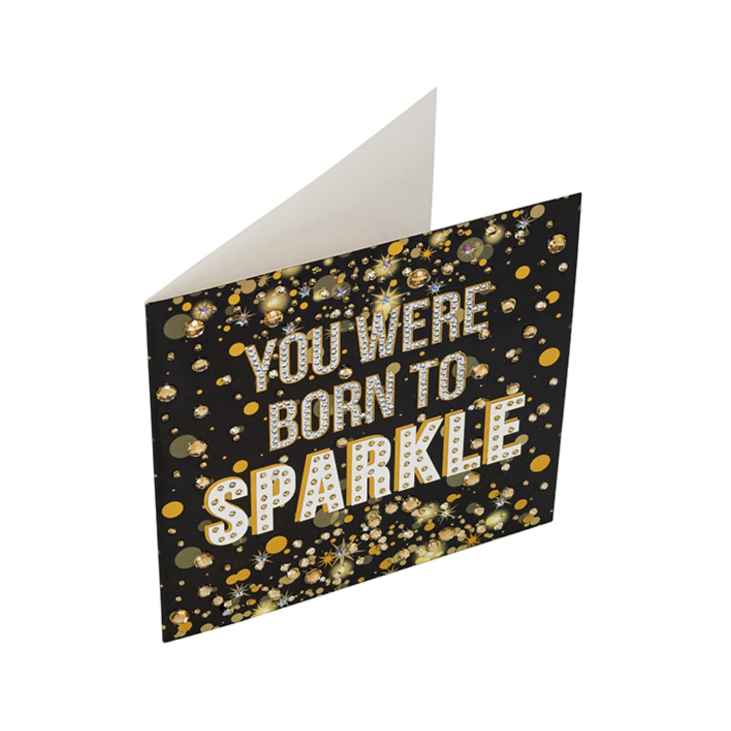 CRYSTAL ART Born to Sparkle Card Kit 18 x 18 cm