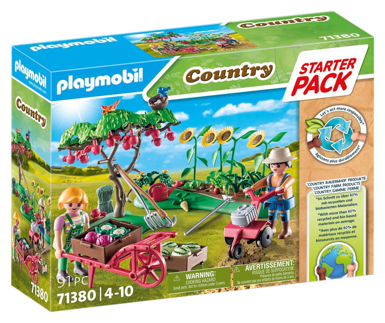 Playmobil Starter Pack Orchard - Multicoloured, Plastic, Einheitsgröße, Model 71380