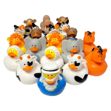 Cool Noah'S Ark Rubber Duckies (Set Of 21) 10 Pairs Of Animals And Noah Himself! Christian Jewish Bible Sunday School And Vbs Su
