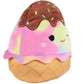 Squishmallows 8-Inch Glady The Ice Cream Plush Toy - Soft & Squishy, Multicolor, Collectible Stuffed Animal for Kids
