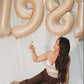 Light Brown 9 Balloon, Tan Number Balloons 40 Inch, 9Th Giant Beige Birthday Decorations For Boys Girls,19Th 29Th Khaki Party De