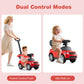 OLAKIDS Push Car for Toddlers  3 in 1 Licensed Landrover Baby Ride on Toy with Parent Control Handle Safe Guardrails  Kids Sliding Walker with Under Seat Storage Horn for Boys Girls (Ruby)