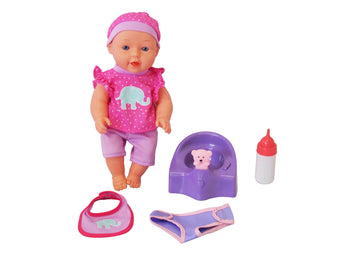 Dream Collection 12' Baby Doll With Musical Potty In Pink