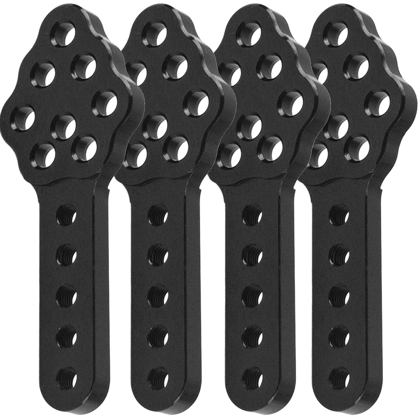Vgoohobby 4Pcs Metal RC Car Shock Absorber Mount Adjustable Height Angle Stand Compatible with Axial SCX10 90046 D90 D110 SCX10I
