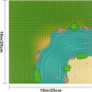 Feleph Classic Baseplate With River And Grassland Pattern Base Plates For Building Blocks 10 X 10 Inches Compatible With Major B