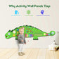 Activity Wall Panels Toys For Toddlers: Sensory Wall Toys Dinosaur Busy Board - Montessori Learning Activity Center Children'S D