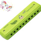 Crafteem Color Blues Harmonica, Key Of C For Kids, Children, Toddler And Beginners,10 Hole 20 Tones Musical Instrument Toy Gift