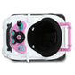 Delta Children Jeep Classic Wrangler 3-in-1 Activity Walker, Music & Lights, Push Walker & Rolling Car Toy, White/Pink