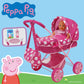 Peppa Pig Baby Classic Doll Pram Set, 7 Piece, Pink & White Dots, Fits Dolls Up to 18", Includes Canopy & Accessories, Model T838037