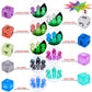 15 Sets Random Assortment Polyhedral RPG Mini Dice (105pcs),Surprise Mystery Mini Dice Set,10mm Mini DND Magic The Gathering Dic