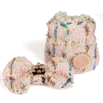 enhanced Doll Clothes - elegant Chic Style Set for 17cm Dolls  Doll Outfit for Display  Collectors  Gift - Cute Miniature Fashion Accessories - Pink Crown (No Doll)