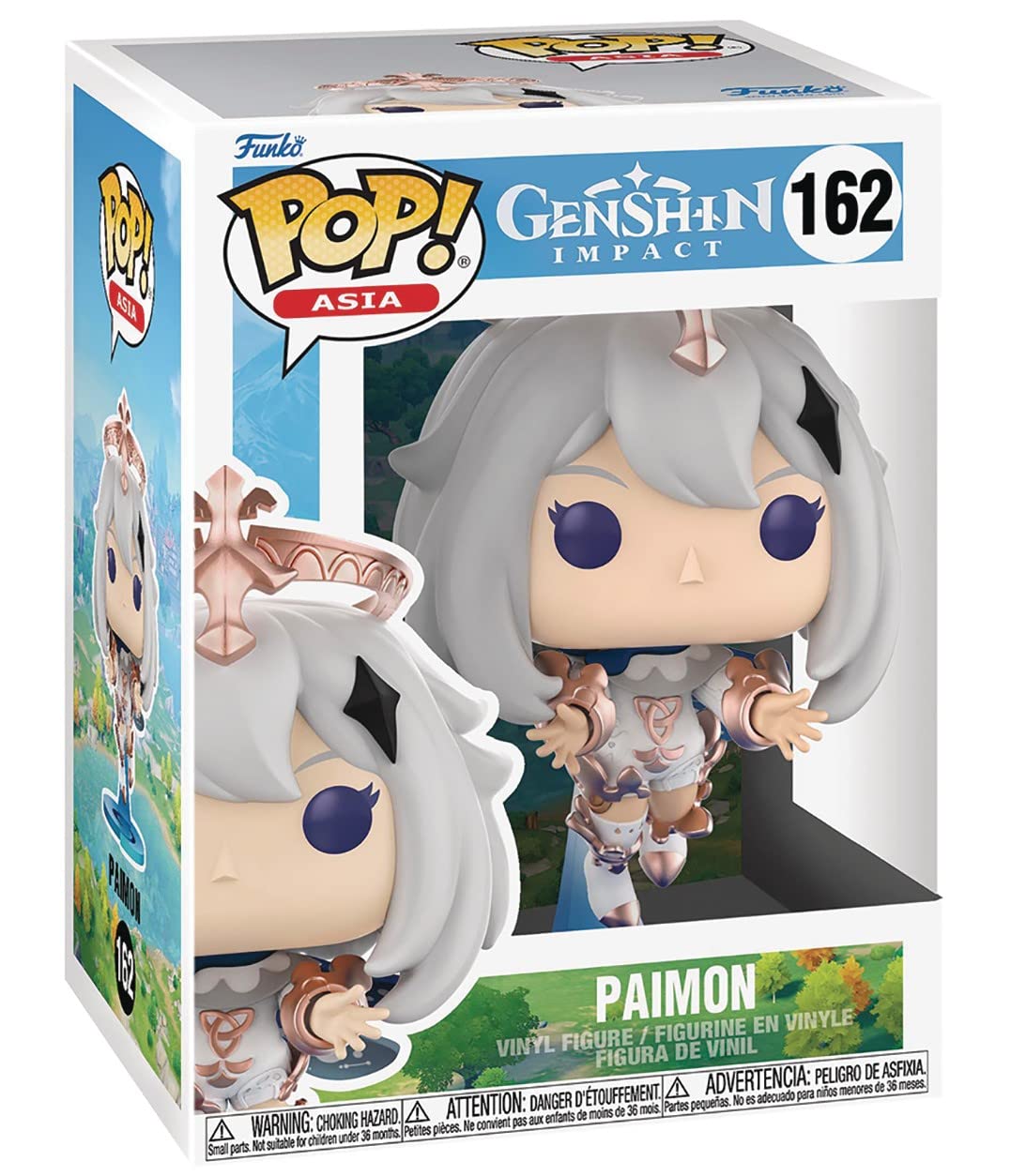 Pop Genshin Impact - Paimon Funko Vinyl Figure (Bundled With Compatible Box Protector Case), Multicolor, 3.75 Inches
