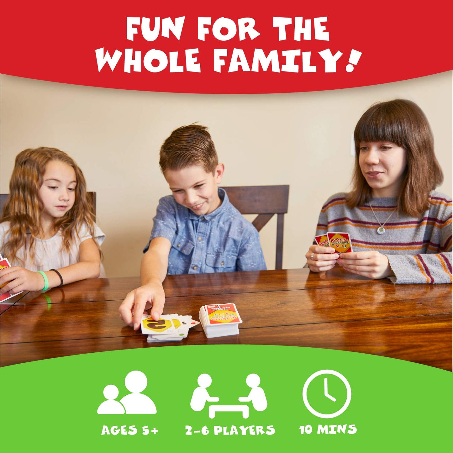 Endless Games Red Light, Green Light Card Game - Multi Color, Ages 5+, Model 835, Paper Material