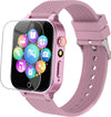 Smart Watch For Kids Girls Age 3-12 With 26 Puzzle Games Hd Video Camera Touchscreen Music Player Learning Cards Storybook Pedometer Metal Case Kids Watch Toy Birthday Gifts Include 2 Screen Protector