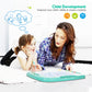 Sgile Large Magnetic Drawing Board - 4 Colors 16×13In Doodle Pad With 4 Stamps For Toddlers, Learning Toy Board Etch Sketch Gift For 36+ Month Kids Girls Boys, Green