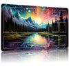 Malqiqi Playmat For Mtg, With Free Storage Bags,Game Mat 24 X 14 Inches, Tcg And Board Game Mat For Cards,Mousepad Desk Mats (With Zones,Magic Mat 10)