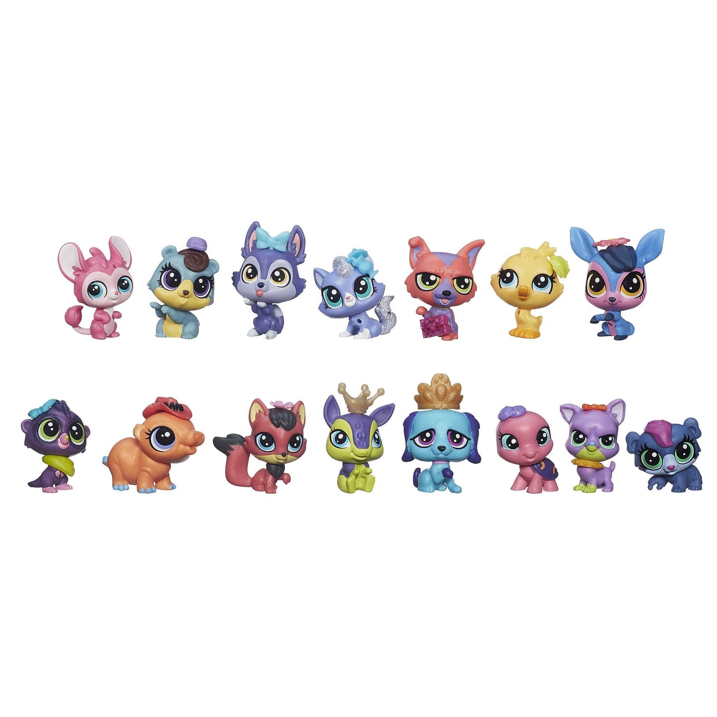 Littlest Pet Shop Party Spectacular Collector Pack Toy - 15 Piece Set, Plastic, Black, Ages 4 and Up, Model B3808AS0