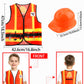 Puteraya 12 Pcs Kids Construction Worker Costume Dress Up Include Construction Vest Hard Hat Goggles For Kids Halloween (Color S