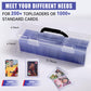 Premium Storage Box For Toploader - Large For 200+ Toploaders Or 1000+ Trading Cards, Portable Sports Card Storage Boxes For Col