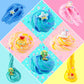 Lawoho Butter Slime Kit Includes 2X120Ml Two-Toned Butter Slime With 6 Packs Add-Ins, Slime For Kids Party Favors, Non Stick Kids Slime Kit For Girls Boys Birthday Easter Christmas Ages 8-12(Ocean)