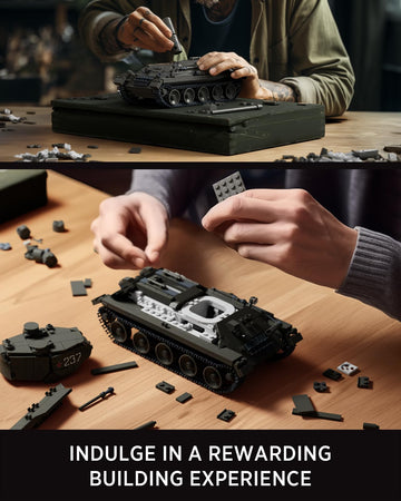 Nifeliz T34/85 Tank, Ww2 Military Tank Building Set For Adults, Collectible Army Model To Build And Display, Gift Ideal For Military Fans (818 Pcs, Nf10270)