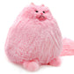 Winsterch Fluffy Giant Cat Stuffed Animal - 20 Inch Pink Plush Toy for Kids, Girlfriend, and Mothers