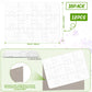 Sumind 10 Sets Blank Sublimation Puzzle Jigsaw Rectangle Heart Shaped White Diy Custom Puzzle Heat Press Thermal Transfer Pearl(A5-12 Rectangle)