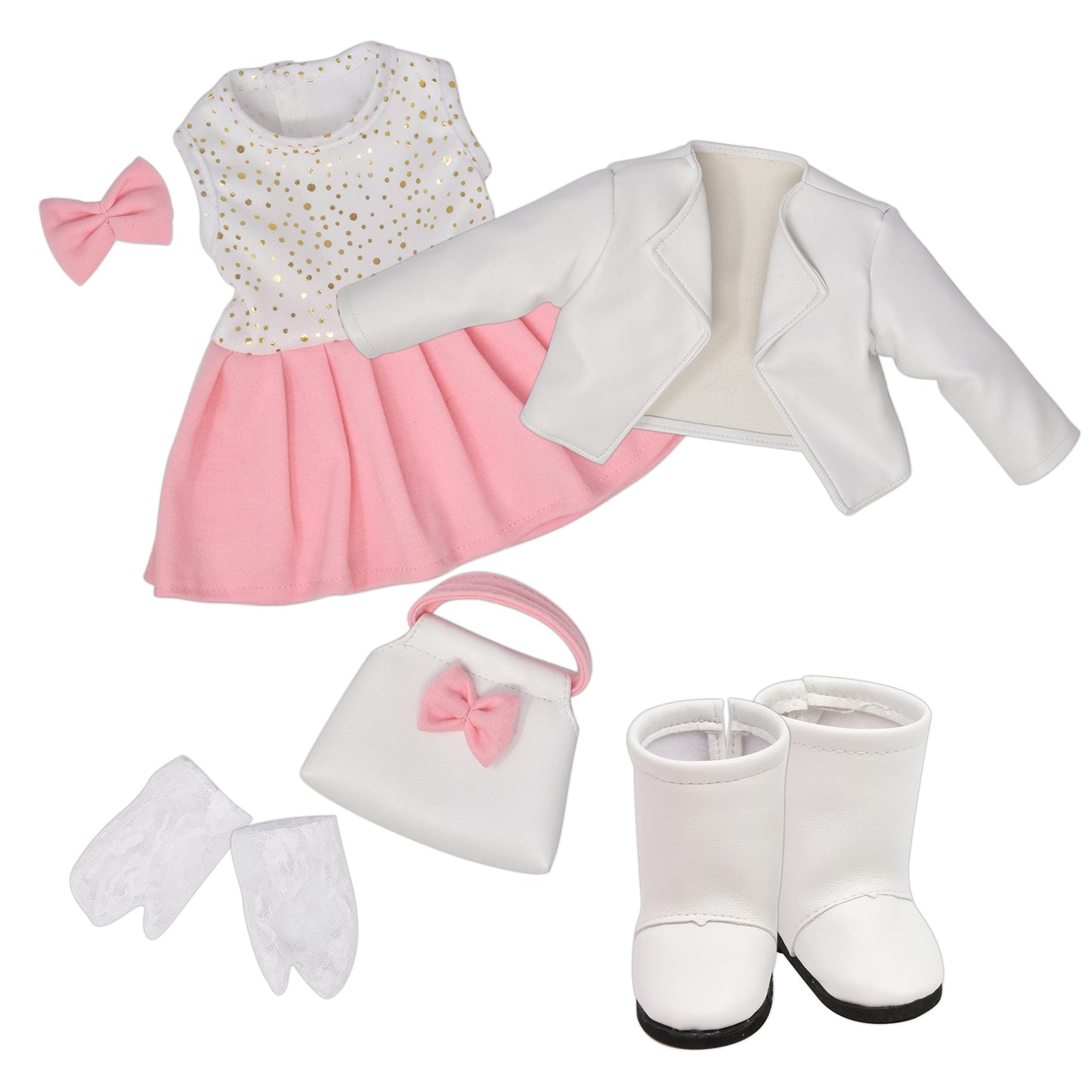 Gift Boutique 18 Inch Girl Doll, Fashion Doll With Fine Brown Hair For Styling Clothes Shoes And Accessories Princess Doll For G