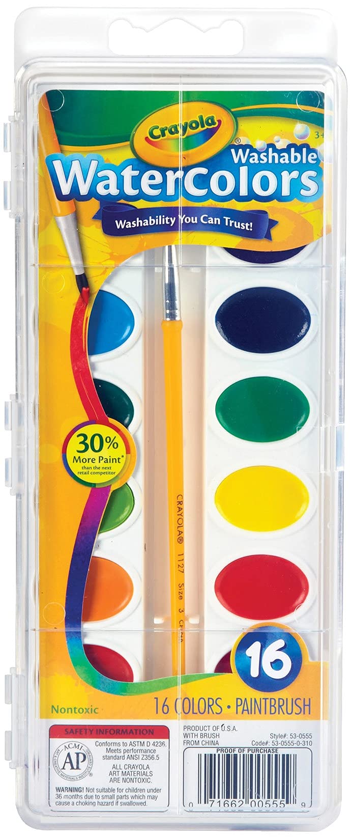 Crayola Watercolor 16ct