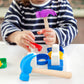 2 Pack Wooden Hammer Toys Simulation Hammers Maintenance Tools Educational Toys For Kids Birthday Party Games Supplies (Blue + P