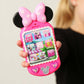 MINNIE MOUSE Bow-Tique Pretend Play Cell Phone with Lights & Sounds, Multicolor Kids Toy for Ages 3 and Up - Original Version