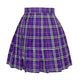 Beautifulfashionlife Child'S Ruffle Pleated Skirts Cosplay Costumes For Schoolgirl(Xs,Purple Mixed White)