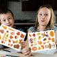 Fall Stickers Autumn Stickers 640Pcs Thanksgiving Stickers For Kids Thanksgiving Autumn Maple Leaves Decal Stickers Thanksgiving