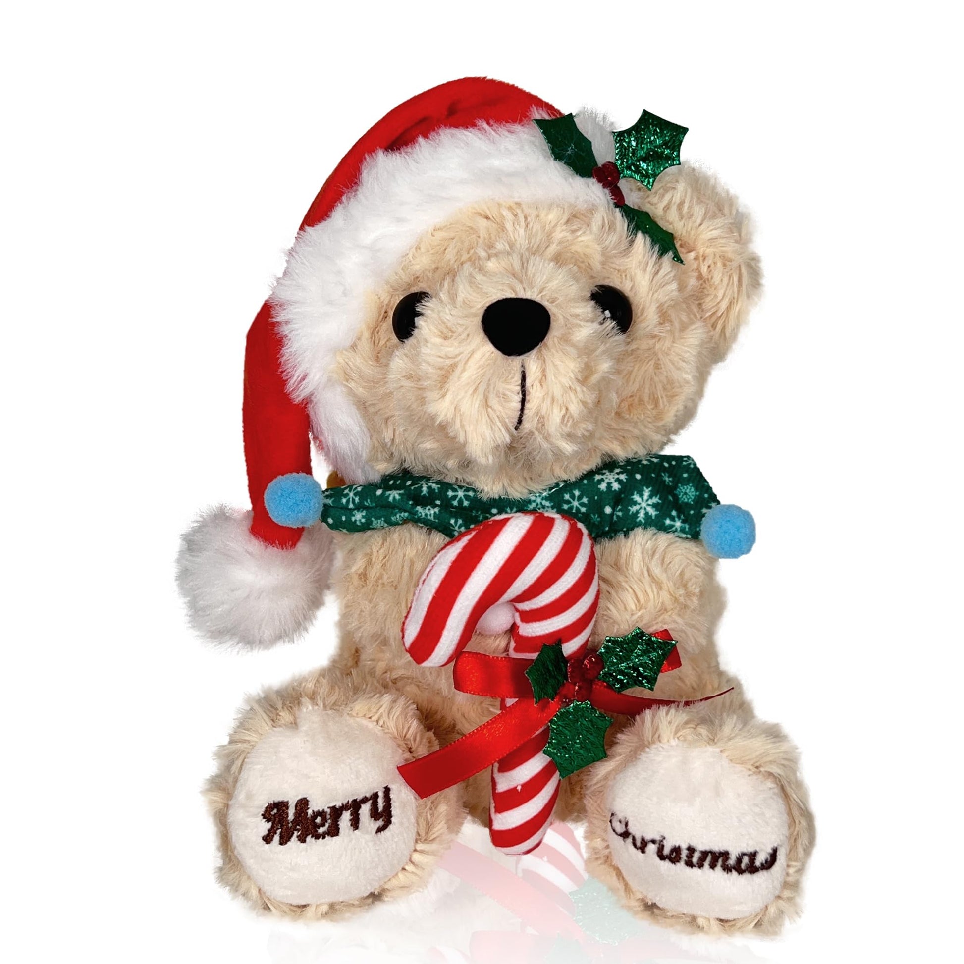 Numyawl Teddy Bear Stuffed Animal - Soft Stuffed Bear Toy with Hat  Cute Birthday Gift for Kids  mature-themed  Boys & Girls  8 Inch Cuddly Brown Holiday Bear Plush Present - Unique Bear Plushies Decoration